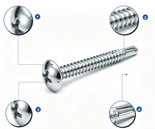 Truss Head Self Drilling Screw 2 Product