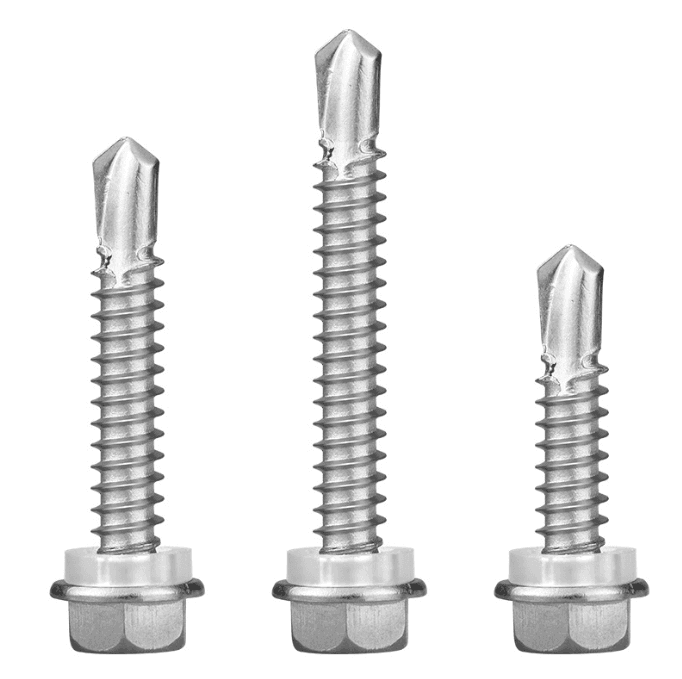 304 Stainless Steel Hex Washer Head Self-Drilling Screws