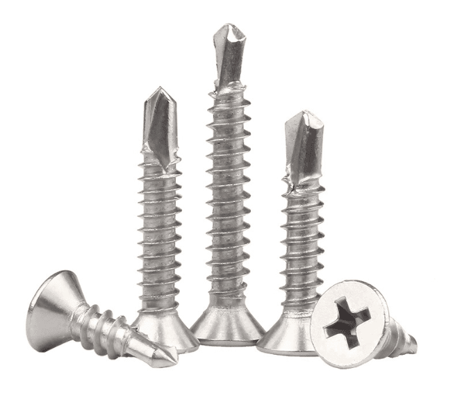 1022A Carbon Steel Flat Head Phillips Self-Drilling Screws