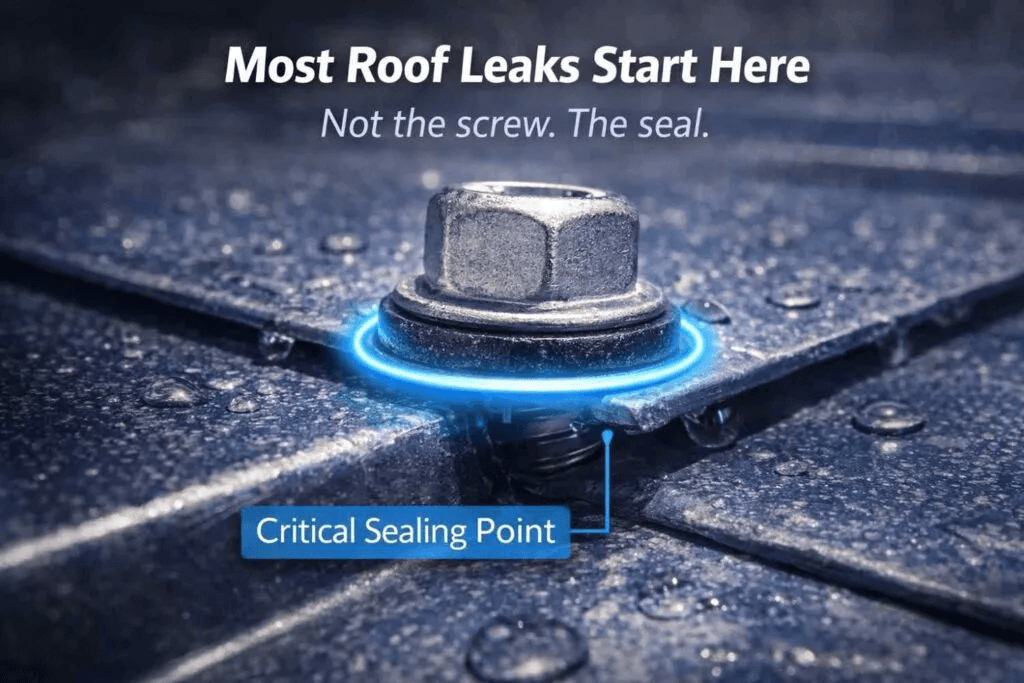 EPDM Washer in Roofing Screws: Why It Matters More Than You Think