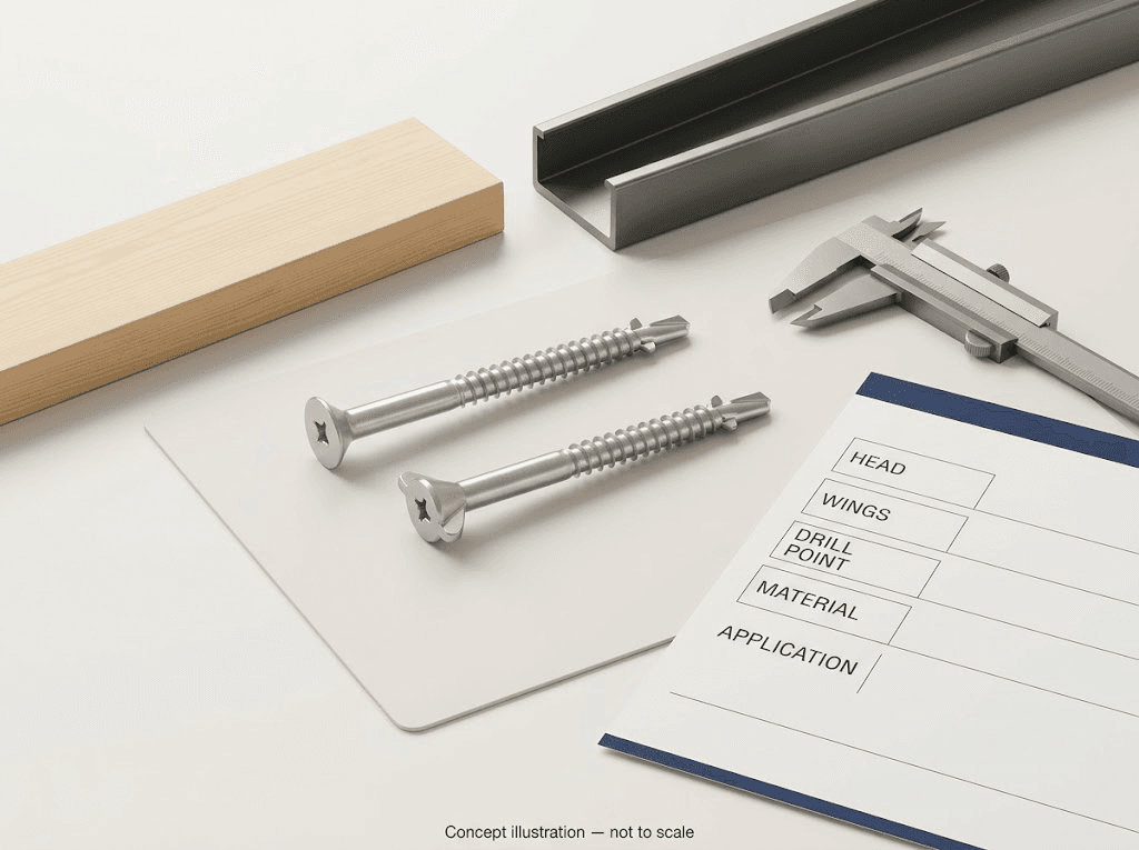 Winged Self-Drilling Screws for Wood-to-Steel: When Do You Need Them?