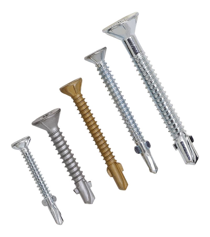Countersunk head Self-Drilling Screws , with ribs and wings Countersunk head Self-Drilling Screws , with ribs and wings