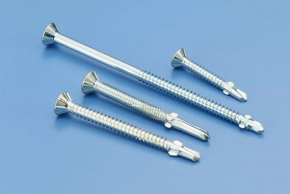 Countersunk head Self-Drilling Screws , with ribs and wings Countersunk head Self-Drilling Screws , with ribs and wings