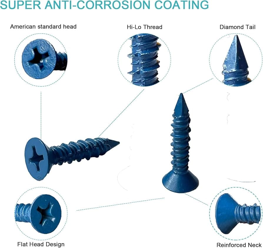 CSK Philips Head Concrete Screw CSK Philips Head Concrete Screw