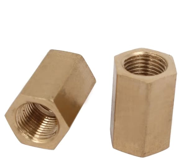 Hex Coupling Nut Yellow Zinc Plated Product Hex Coupling Nut Yellow Zinc Plated Product