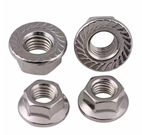 Stainless Steel Hex Flange Nuts Din6923 A2 A4 Ss304 Ss316 Product Stainless Steel Hex Flange Nuts Din6923 A2 A4 Ss304 Ss316 Product
