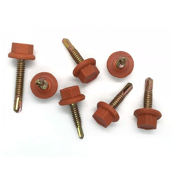 Ral2003 Self Drilling Screw Orange Nylon Head Product Ral2003 Self Drilling Screw Orange Nylon Head Product